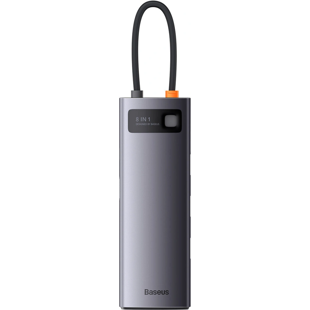 Wholesale Baseus Metal Gleam Series 8in1 HUB Docking Station USB-C - HDMI/3x USB 3.2 Gen.1/Power Delivery/SD card reader/TF card reader/VGA gray - BSU3599 - {ean13} - Hurt