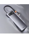 Hurtownia GSM - Hub Baseus Metal Gleam Series 8in1 USB-C - HDMI/3xUSB 3.2 Gen. 1/Power Delivery/czytnik kart SD/czytnik kart TF/VGA szary - BSU3599 - {ean13} - Hurt