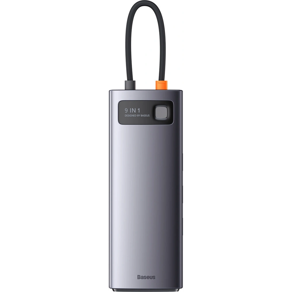 Hurtownia GSM - Hub Baseus Metal Gleam Series 9in1 USB-C - 2xHDMI/2xUSB 3.2 Gen. 1/USB 2.0/Power Delivery/SD-Kartenleser/TF-Kartenleser/RJ-45 grau - BSU3600 - {ean13} - Hurt