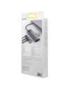 Hurtownia GSM - Hub Baseus Metal Gleam Series 9in1 USB-C - 2xHDMI/2xUSB 3.2 Gen. 1/USB 2.0/Power Delivery/SD-Kartenleser/TF-Kartenleser/RJ-45 grau - BSU3600 - {ean13} - Hurt