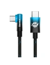 Kabel kątový Baseus MVP Elbow Power Delivery USB-C/USB-C 1m 100W 5A modrý