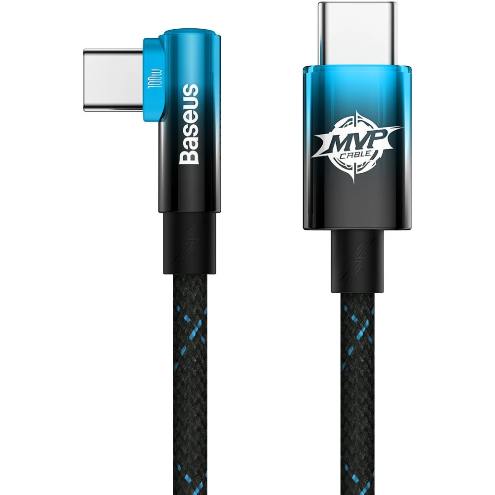 Hurtownia GSM - Kabel kątový Baseus MVP Elbow Power Delivery USB-C/USB-C 1m 100W 5A modrý - BSU3601 - {ean13} - Hurt
