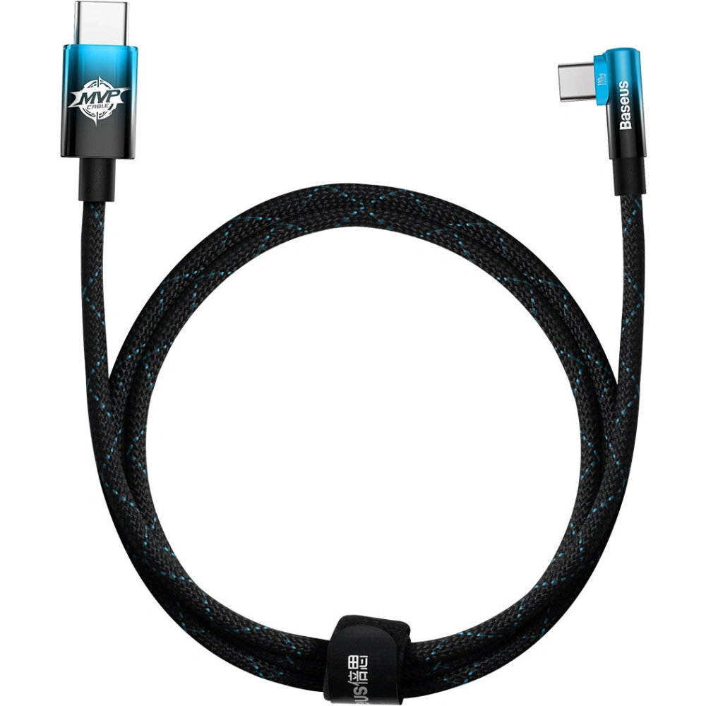 Hurtownia GSM - Kabel kątový Baseus MVP Elbow Power Delivery USB-C/USB-C 1m 100W 5A modrý - BSU3601 - {ean13} - Hurt