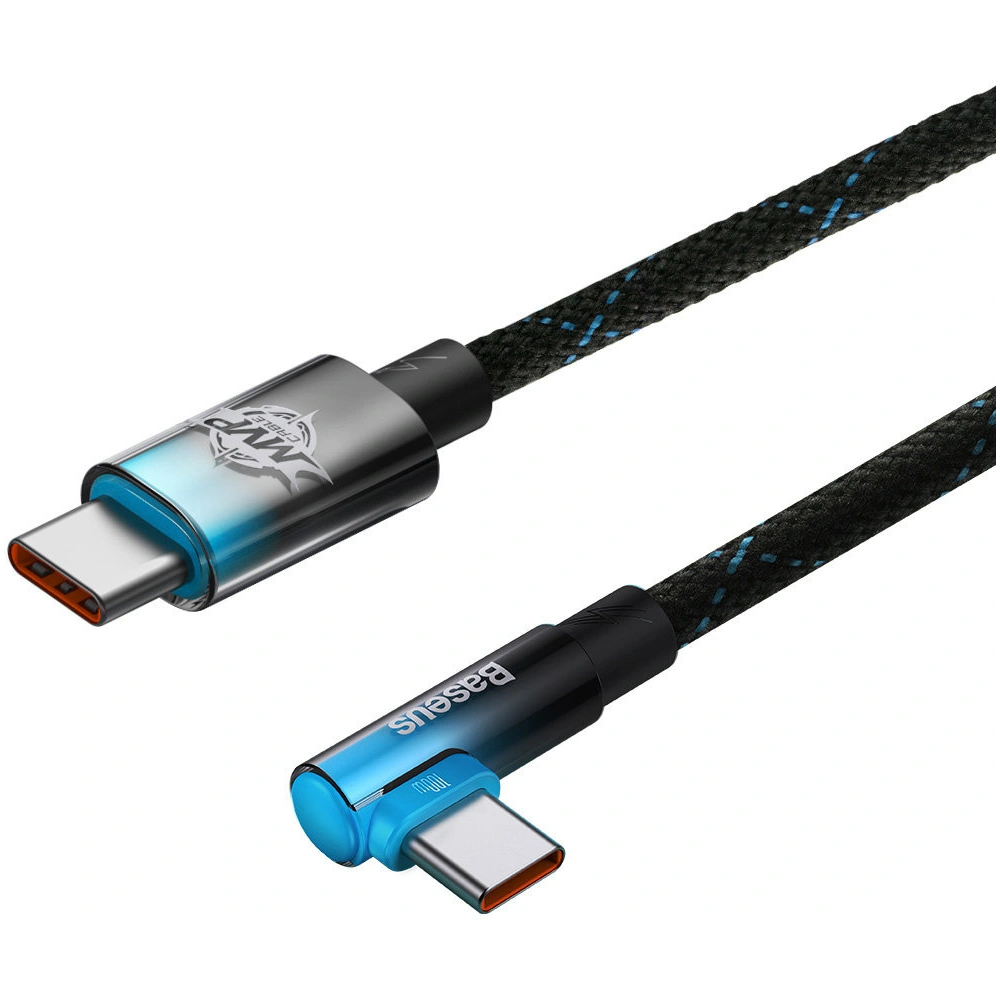 Hurtownia GSM - Kabel kątový Baseus MVP Elbow Power Delivery USB-C/USB-C 1m 100W 5A modrý - BSU3601 - {ean13} - Hurt