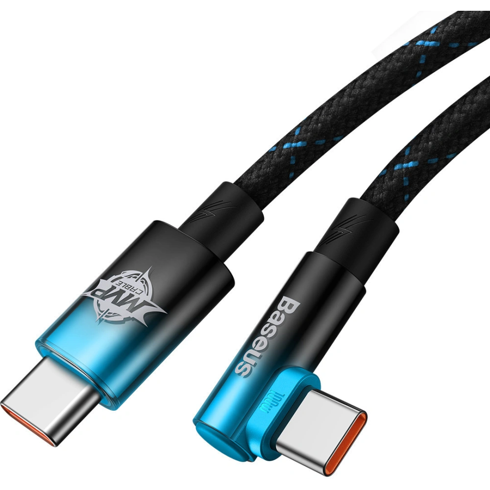 Hurtownia GSM - Kabel kątový Baseus MVP Elbow Power Delivery USB-C/USB-C 1m 100W 5A modrý - BSU3601 - {ean13} - Hurt