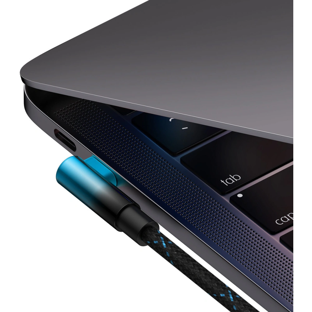 Hurtownia GSM - Kabel kątový Baseus MVP Elbow Power Delivery USB-C/USB-C 1m 100W 5A modrý - BSU3601 - {ean13} - Hurt