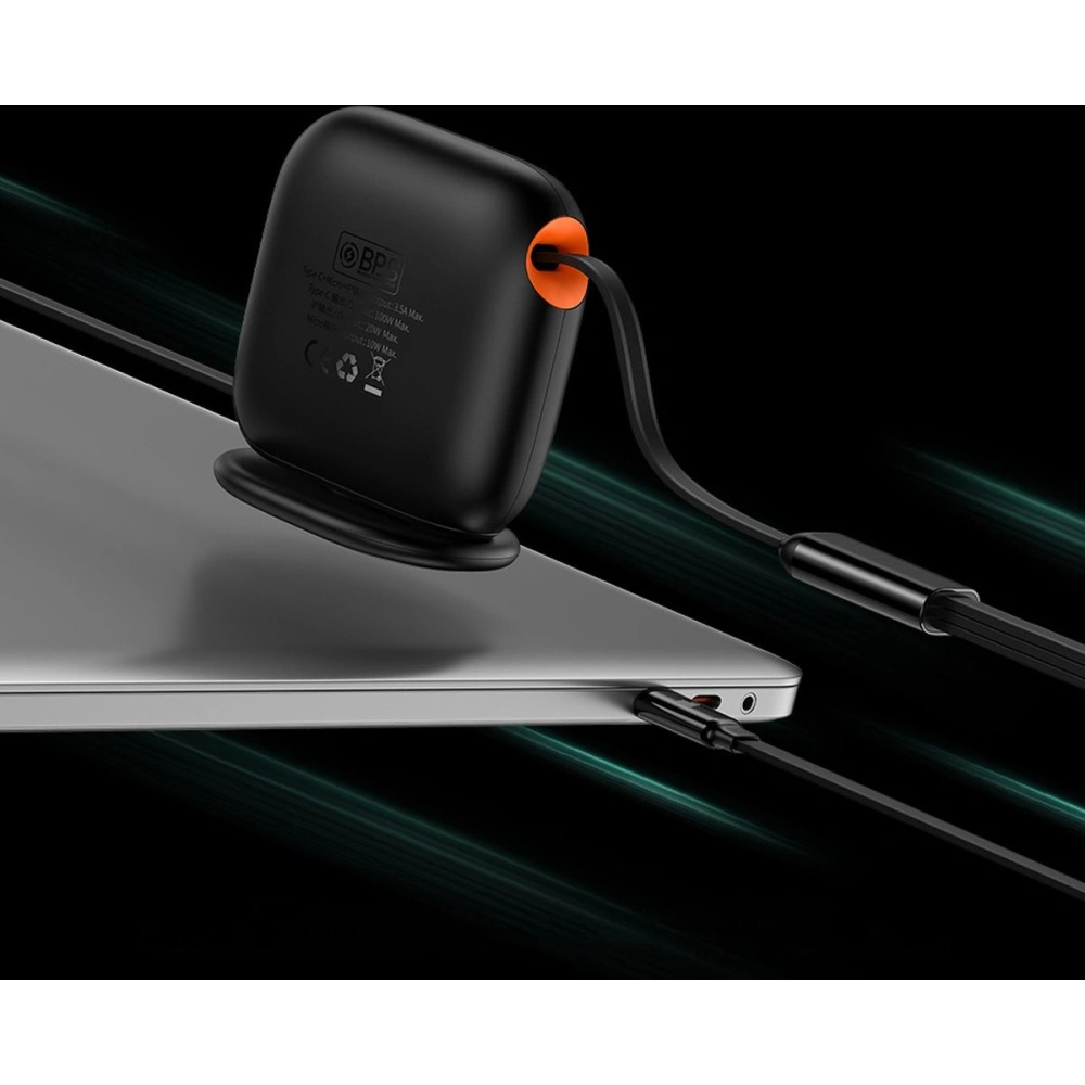 Hurtownia GSM - Zsinór hosszan húzható Baseus Traction Series 3in1 USB-C - microUSB/USB-C/Lightning Power Delivery 100W 1,7m fekete - BSU3603 - {ean13} - Hurt