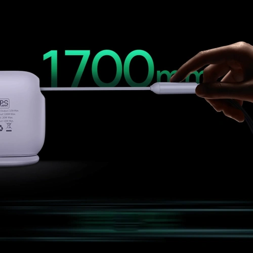 Kabel zwijany Baseus Traction Series 3in1 USB-C - microUSB/USB-C/Lightning Power Delivery 100W 1,7m czarny