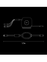 Hurtownia GSM - Zsinór hosszan húzható Baseus Traction Series 3in1 USB-C - microUSB/USB-C/Lightning Power Delivery 100W 1,7m fekete - BSU3603 - {ean13} - Hurt