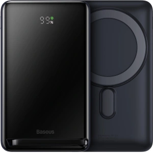 Hurtownia GSM - Powerbank Baseus Magnetic tartó vezeték nélküli töltés MagSafe 10000mAh 20W Külföldi kiadás kék + USB-C kábel Xiaobai 60W 0,5m - BSU3604 - {ean13} - Hurt
