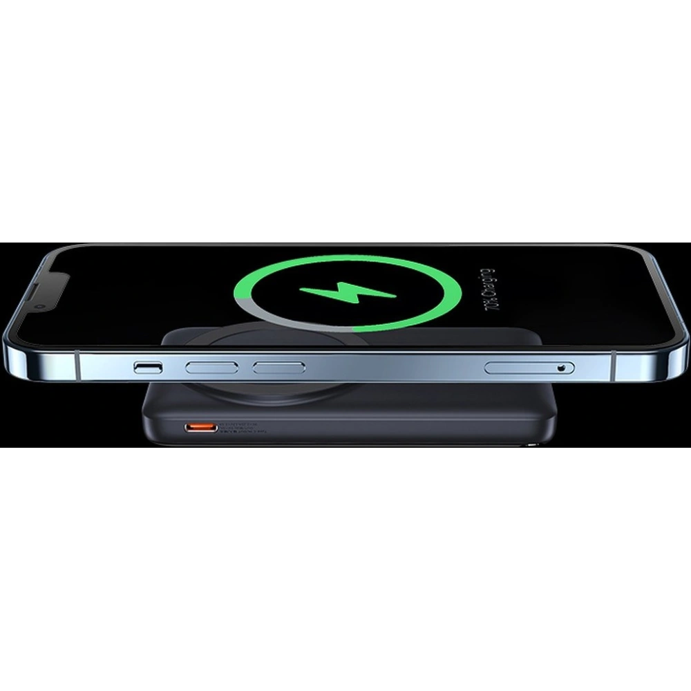 Hurtownia GSM - Powerbank Baseus Magnetic Držák Bezdrátové Nabíjení MagSafe 10000mAh 20W Zahraniční Edice modrý + kabel USB-C Xiaobai 60W 0,5m - BSU3604 - {ean13} - Hurt
