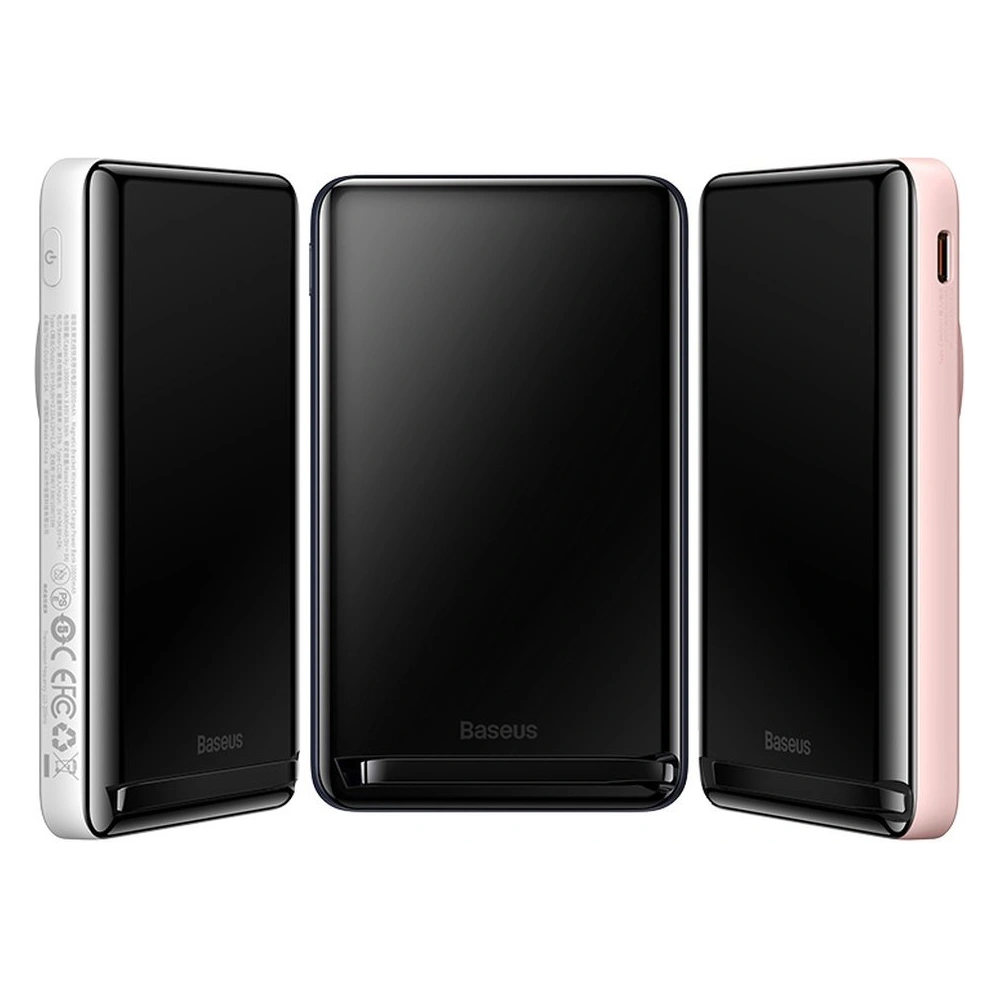 Hurtownia GSM - Powerbank Baseus Magnetic tartó vezeték nélküli töltés MagSafe 10000mAh 20W Külföldi kiadás kék + USB-C kábel Xiaobai 60W 0,5m - BSU3604 - {ean13} - Hurt