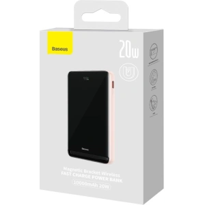 Hurtownia GSM - Powerbank Baseus Magnetic Bracket Wireless Charge MagSafe 10000mAh 20W Overseas Edition różowy + kabel USB-C Xiaobai 60W 0,5m - BSU3606 - {ean13} - Hurt