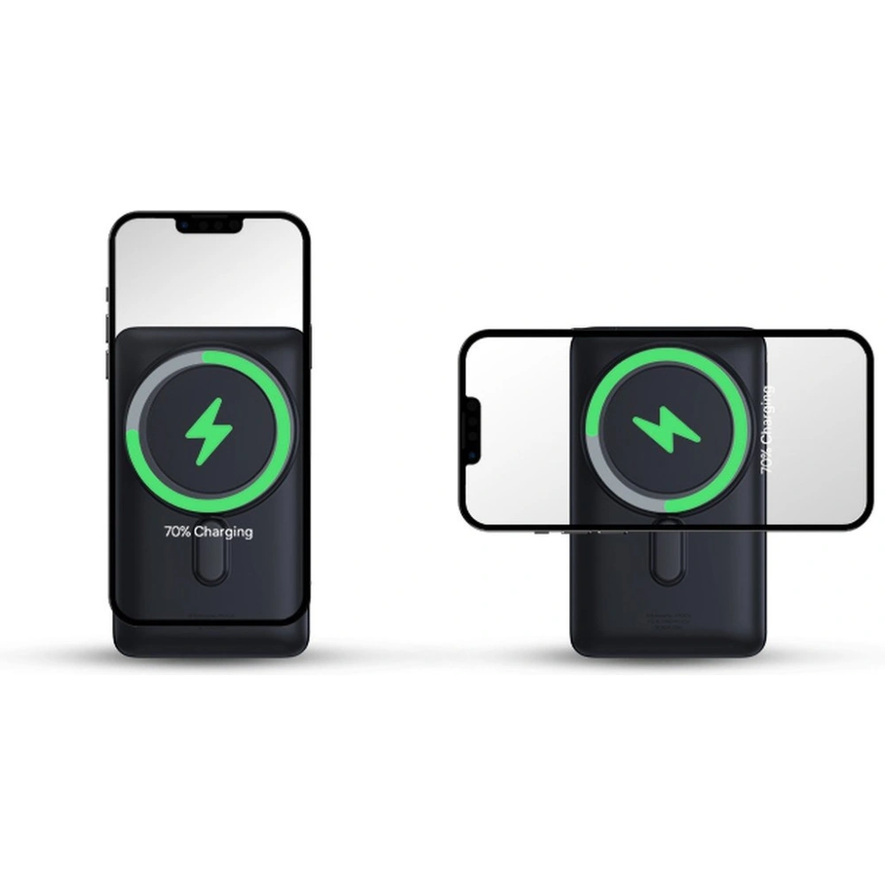 Hurtownia GSM - Powerbank Baseus Magnetic Bracket Wireless Charge MagSafe 10000mAh 20W Overseas Edition różowy + kabel USB-C Xiaobai 60W 0,5m - BSU3606 - {ean13} - Hurt