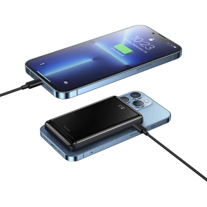 Hurtownia GSM - Powerbank Baseus Magnetic Bracket Wireless Charge MagSafe 10000mAh 20W Overseas Edition różowy + kabel USB-C Xiaobai 60W 0,5m - BSU3606 - {ean13} - Hurt