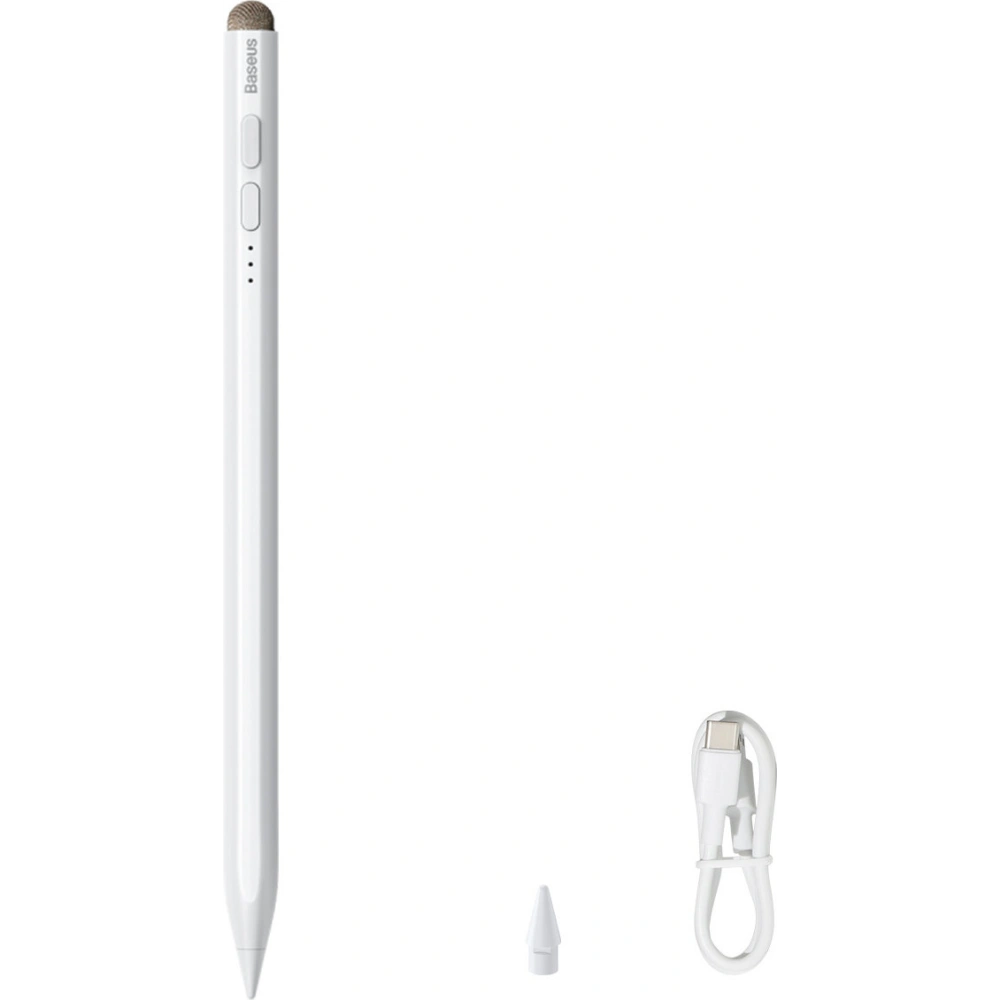 Wholesale Baseus Smooth Writing Active Stylus Pen for Apple iPad with Cap for Capacitive screens white - BSU3608 - {ean13} - Hurt