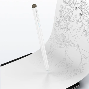 Hurtownia GSM - Aktiver Stylus Baseus Smooth Writing für Apple iPad mit einer Spitze für kapazitive Bildschirme in Weiß - BSU3608 - {ean13} - Hurt