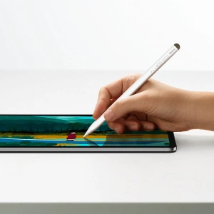 Hurtownia GSM - Aktiver Stylus Baseus Smooth Writing für Apple iPad mit einer Spitze für kapazitive Bildschirme in Weiß - BSU3608 - {ean13} - Hurt