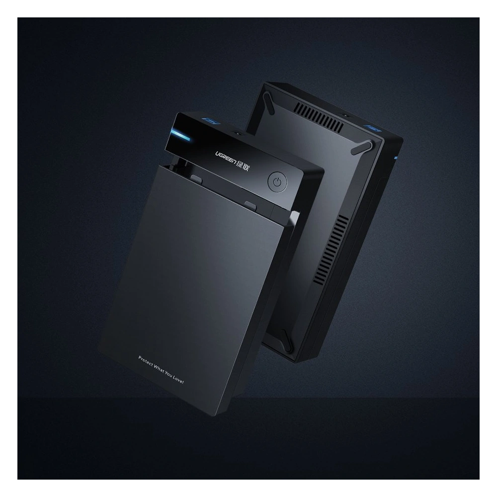 Hurtownia GSM - UGREEN 3,5 hüvelykes HDD ház SATA USB 3.0 fekete - UGR1416 - {ean13} - Hurt