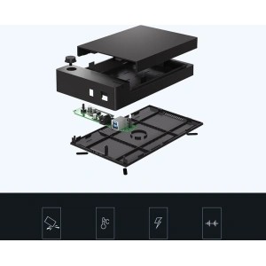 Hurtownia GSM - UGREEN 3,5 hüvelykes HDD ház SATA USB 3.0 fekete - UGR1416 - {ean13} - Hurt