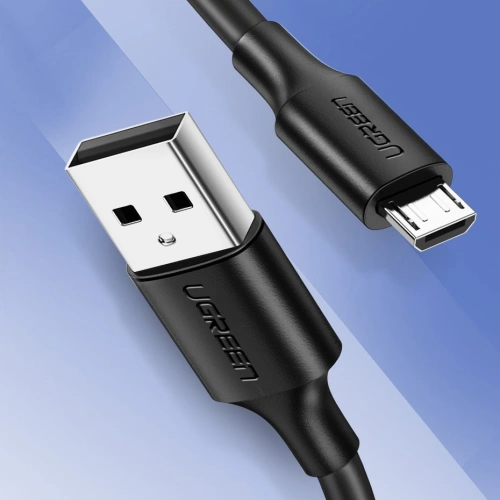 Kabel UGREEN US289 USB/microUSB 2,4A 480Mbps 1,5m czarny