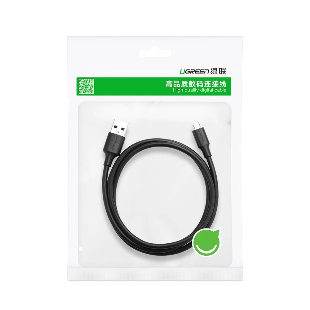 Hurtownia GSM - Kabel UGREEN US289 USB/microUSB 2,4A 480Mbps 1,5m czarny - UGR1417 - {ean13} - Hurt