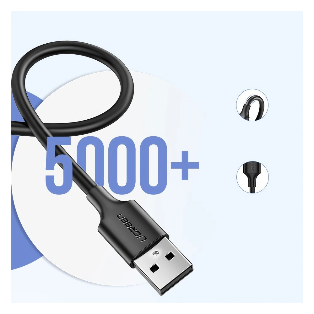 Hurtownia GSM - Kabel UGREEN US289 USB/microUSB 2,4A 480Mbps 1,5m černý - UGR1417 - {ean13} - Hurt