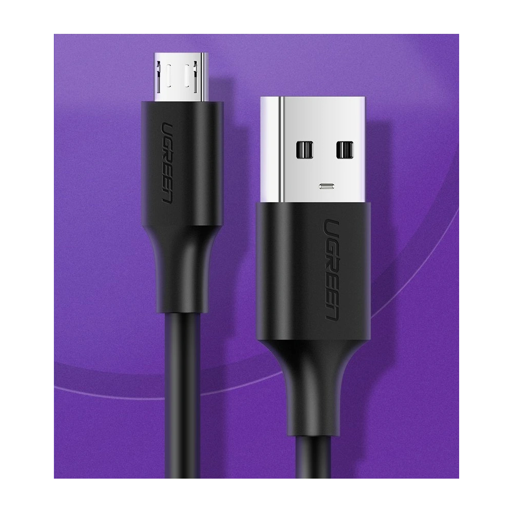 Hurtownia GSM - UGREEN US289 USB/microUSB kábel 2,4A 480Mbps 1,5m fekete - UGR1417 - {ean13} - Hurt