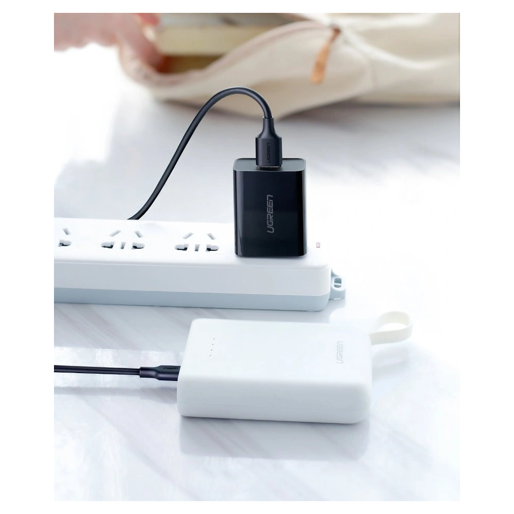 Hurtownia GSM - Kabel UGREEN US289 USB/microUSB 2,4A 480Mbps 1,5m černý - UGR1417 - {ean13} - Hurt