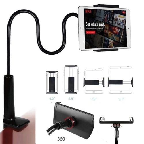 Uchwyt biurkowy AWEI X3 4-10,5 cala czarny/black