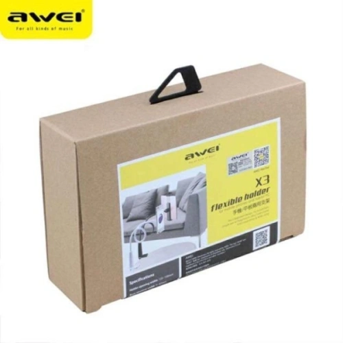 Uchwyt biurkowy AWEI X3 4-10,5 cala czarny/black