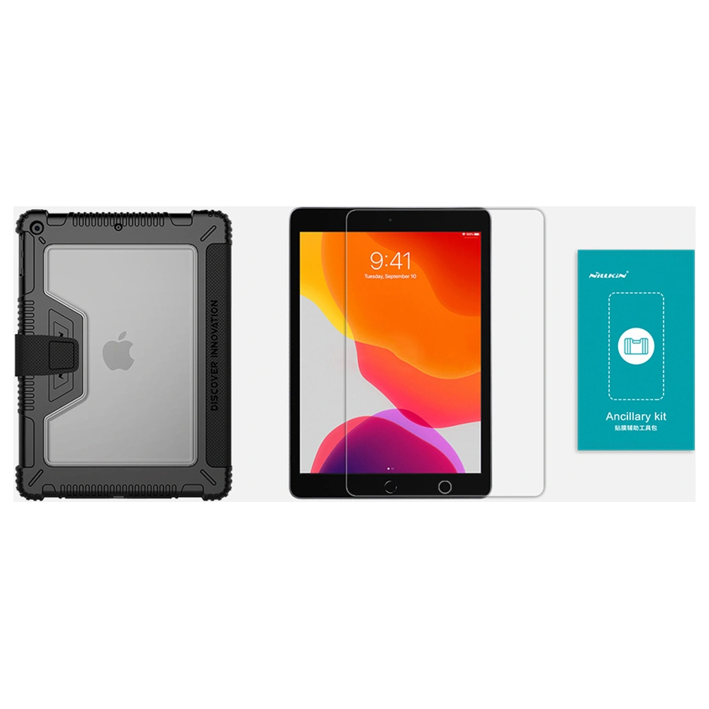 Hurtownia GSM - Etui Nillkin Bumper Leather Case Pro Apple iPad 10.2 2019/2020/2021 (7., 8. și 9. generație) negru - NLK667 - {ean13} - Hurt