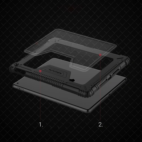 Etui Nillkin Bumper Leather Case Pro Apple iPad 10.2 2019/2020/2021 (7., 8. i 9. generacji) czarny