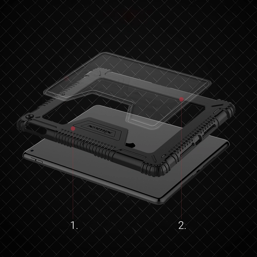 Wholesale Nillkin Bumper Leather Case Pro Apple iPad 10.2 2019/2020/2021 (7, 8, 9 gen) black - NLK667 - {ean13} - Hurt
