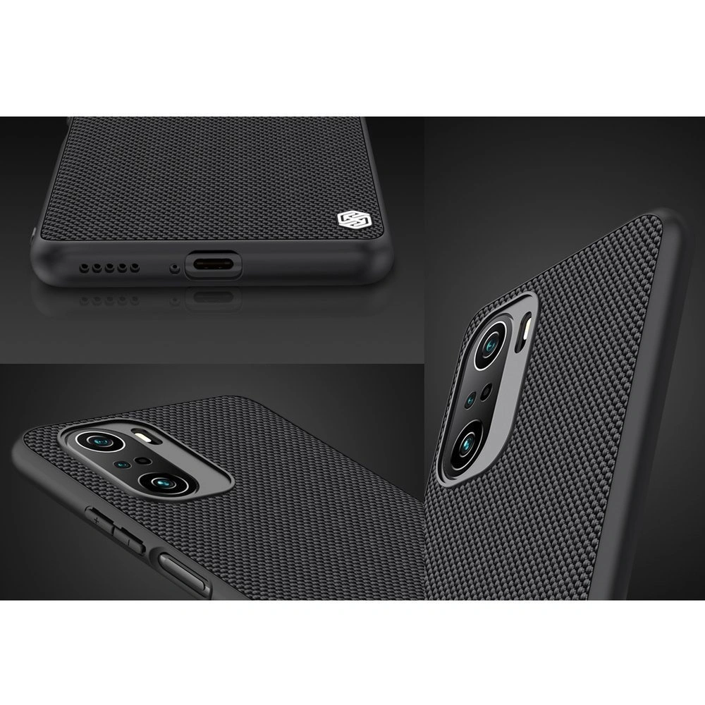 Hurtownia GSM - Etui Nillkin Textured Xiaomi Redmi K40/K40 Pro/K40 Pro+/Poco F3/Mi 11i negru - NLK668 - {ean13} - Hurt