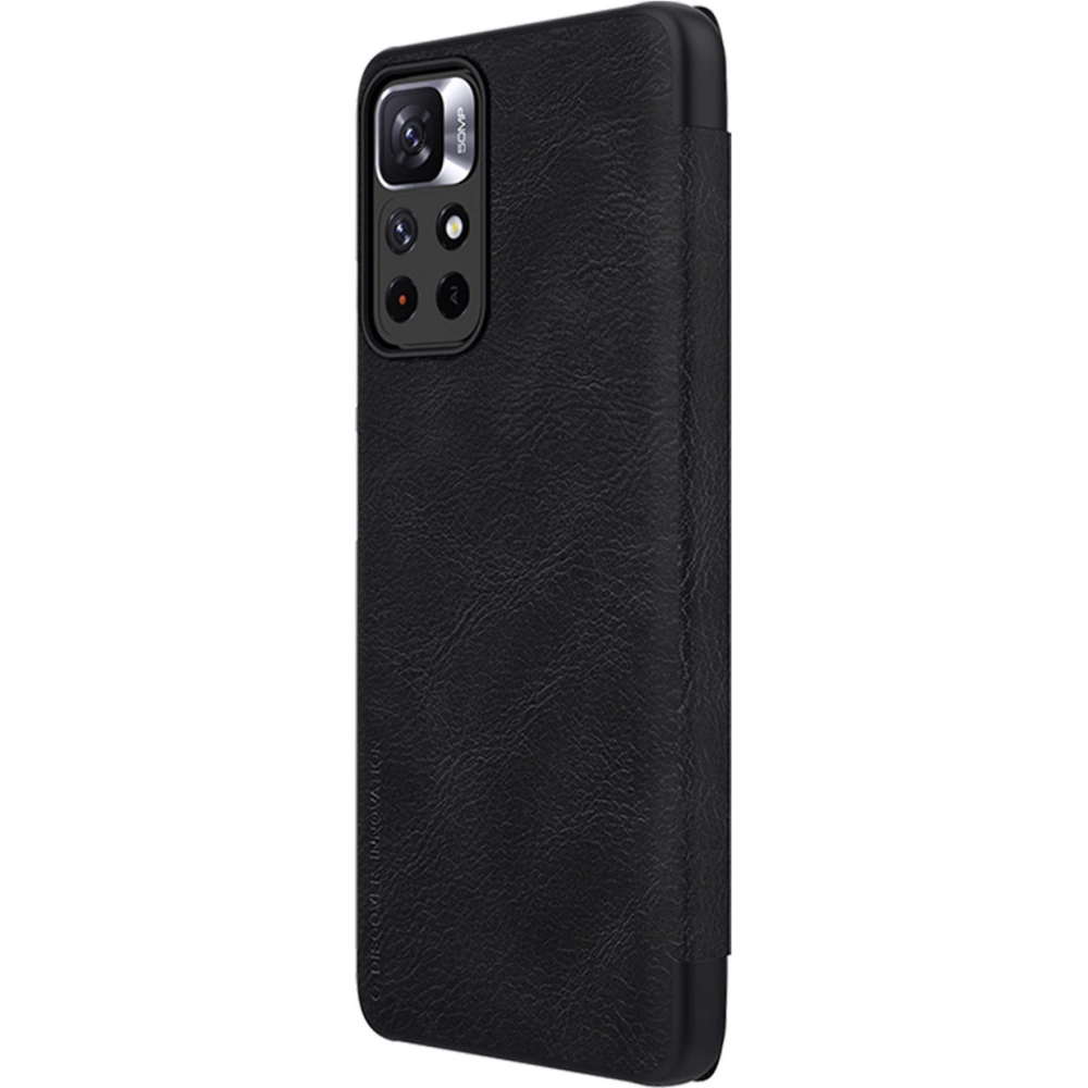 Hurtownia GSM - Etui Nillkin Qin Xiaomi Redmi Note 11T 5G/Poco M4 Pro 5G negru - NLK670 - {ean13} - Hurt