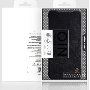 Hurtownia GSM - Case Nillkin Qin Xiaomi Redmi Note 11T 5G/Poco M4 Pro 5G schwarz - NLK670 - {ean13} - Hurt