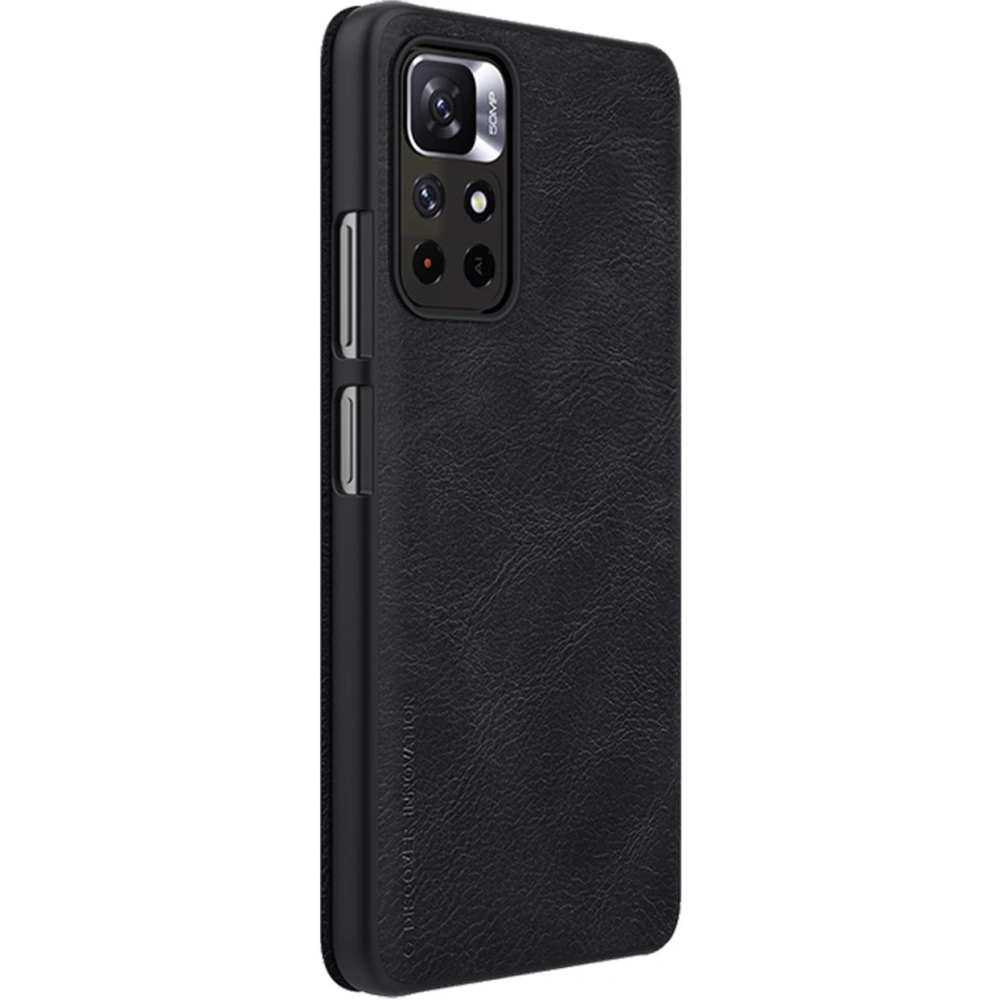 Hurtownia GSM - Etui Nillkin Qin Xiaomi Redmi Note 11T 5G/Poco M4 Pro 5G negru - NLK670 - {ean13} - Hurt