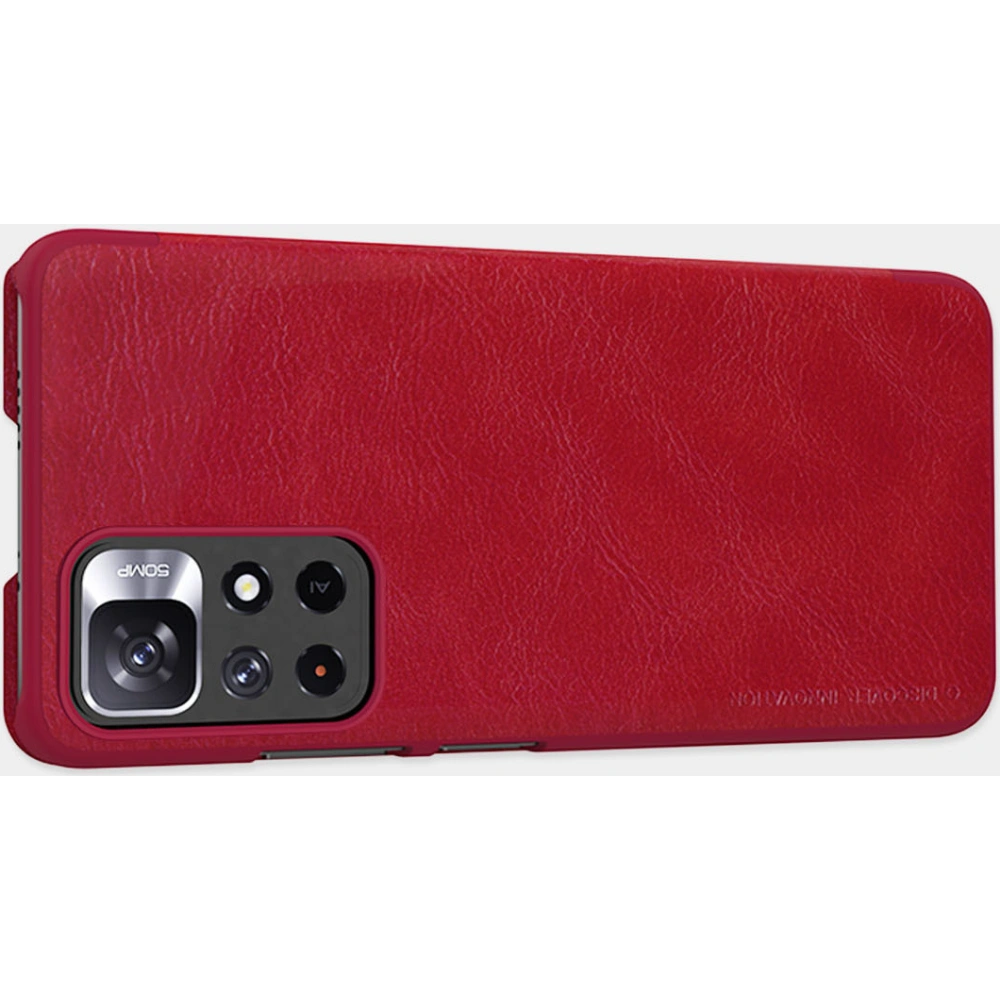 Hurtownia GSM - Etui Nillkin Qin Xiaomi Redmi Note 11T 5G/Poco M4 Pro 5G negru - NLK670 - {ean13} - Hurt