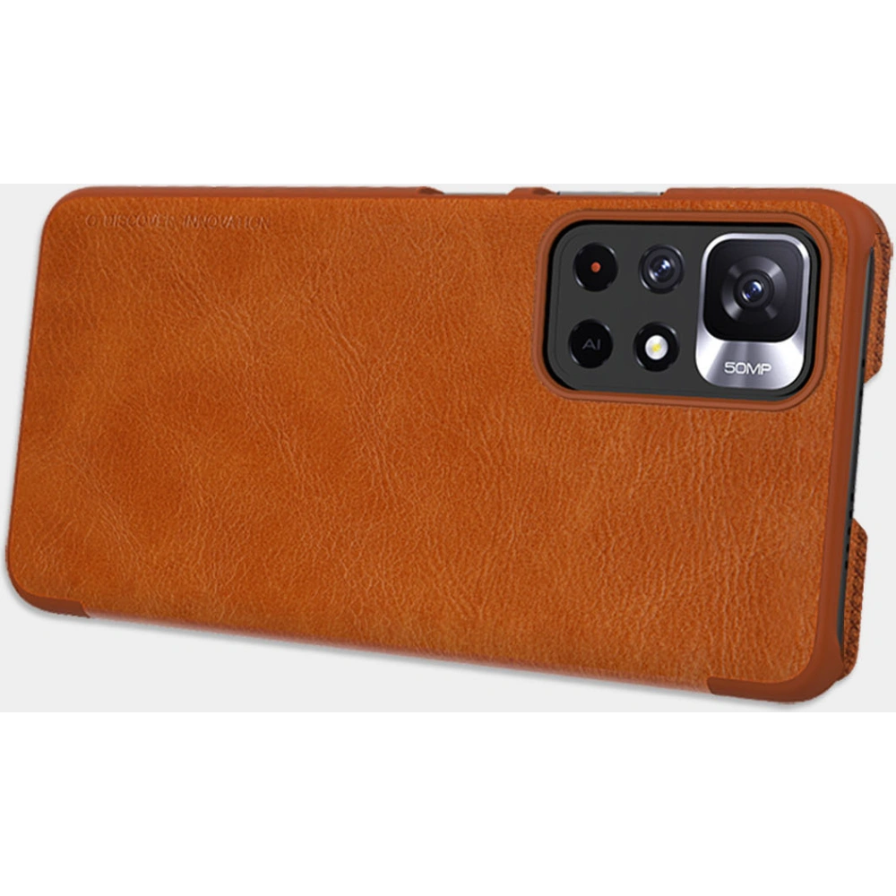 Hurtownia GSM - Case Nillkin Qin Xiaomi Redmi Note 11T 5G/Poco M4 Pro 5G schwarz - NLK670 - {ean13} - Hurt