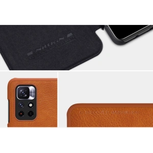 Hurtownia GSM - Case Nillkin Qin Xiaomi Redmi Note 11T 5G/Poco M4 Pro 5G schwarz - NLK670 - {ean13} - Hurt