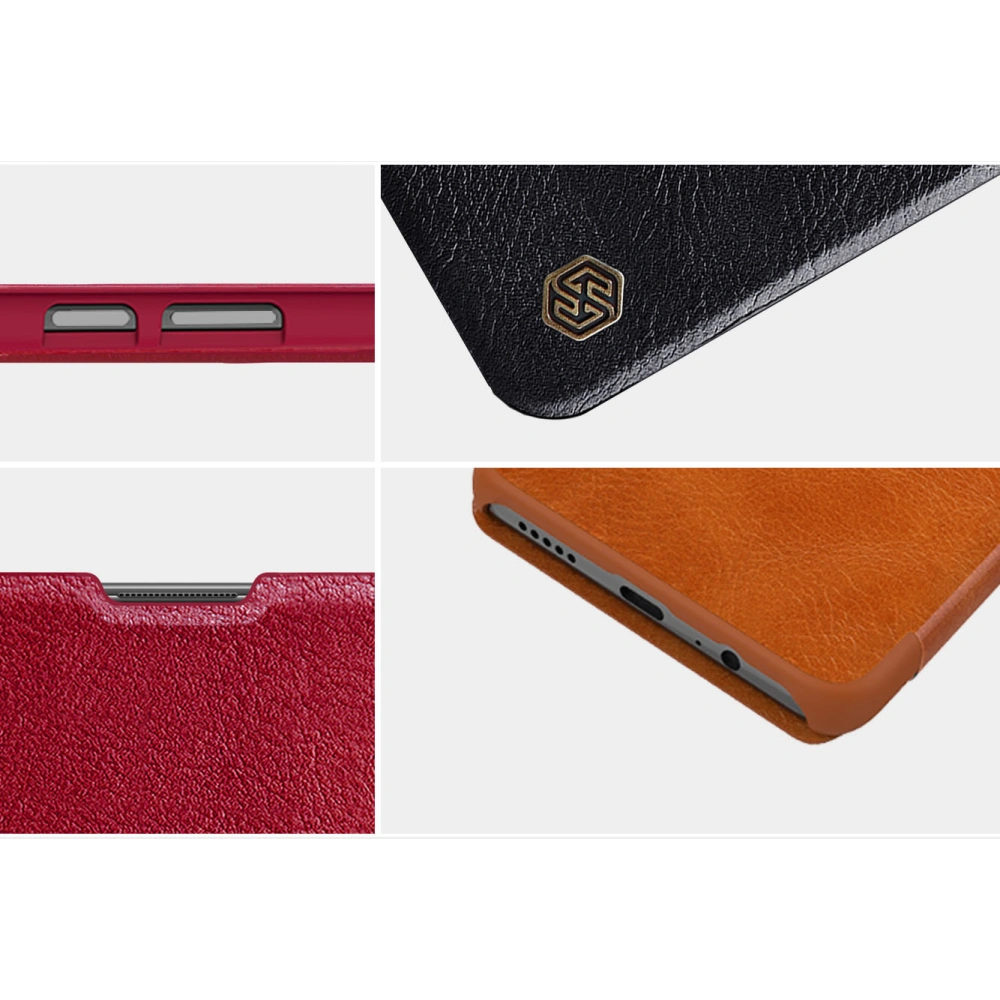 Hurtownia GSM - Etui Nillkin Qin Xiaomi Redmi Note 11T 5G/Poco M4 Pro 5G negru - NLK670 - {ean13} - Hurt