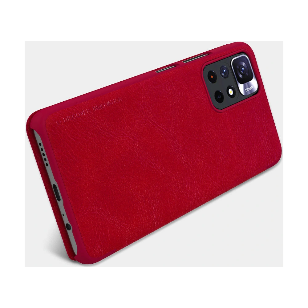 Hurtownia GSM - Etui Nillkin Qin Xiaomi Redmi Note 11T 5G/Poco M4 Pro 5G negru - NLK670 - {ean13} - Hurt