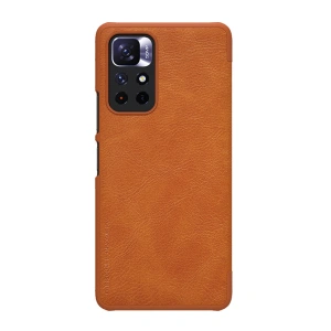 Nillkin Qin Xiaomi Redmi Note 11S 5G/11T 5G/Poco M4 Pro 5G brown