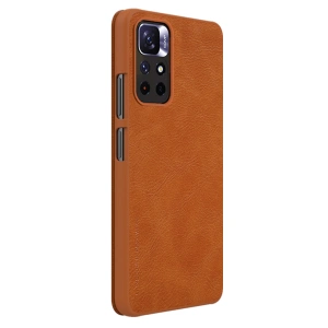 Hurtownia GSM - Case Nillkin Qin Xiaomi Redmi Note 11S 5G/11T 5G/Poco M4 Pro 5G braun - NLK671 - {ean13} - Hurt