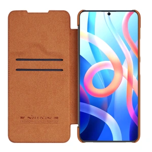 Hurtownia GSM - Case Nillkin Qin Xiaomi Redmi Note 11S 5G/11T 5G/Poco M4 Pro 5G braun - NLK671 - {ean13} - Hurt