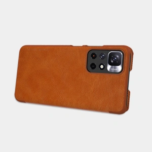 Hurtownia GSM - Case Nillkin Qin Xiaomi Redmi Note 11S 5G/11T 5G/Poco M4 Pro 5G braun - NLK671 - {ean13} - Hurt