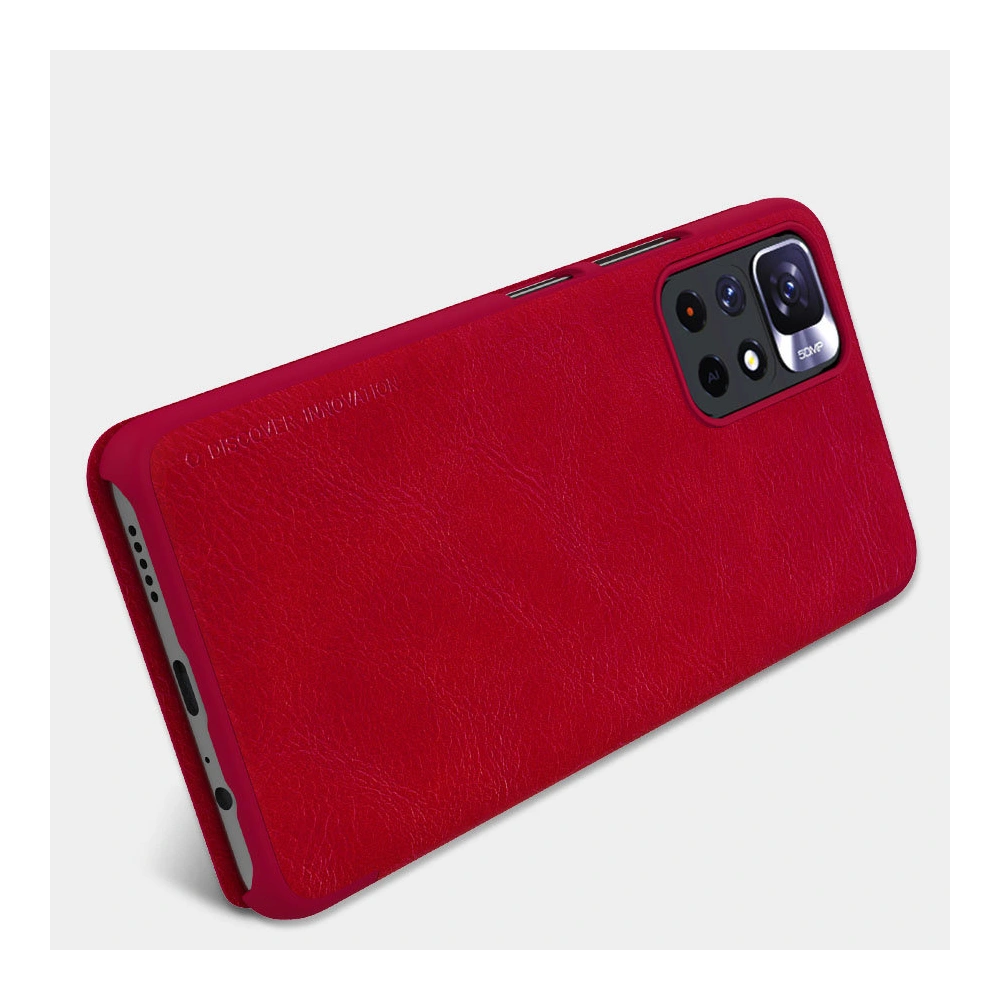 Hurtownia GSM - Case Nillkin Qin Xiaomi Redmi Note 11S 5G/11T 5G/Poco M4 Pro 5G braun - NLK671 - {ean13} - Hurt