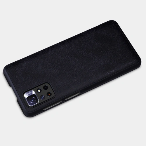 Etui Nillkin Qin Xiaomi Redmi Note 11S 5G/11T 5G/Poco M4 Pro 5G brązowy