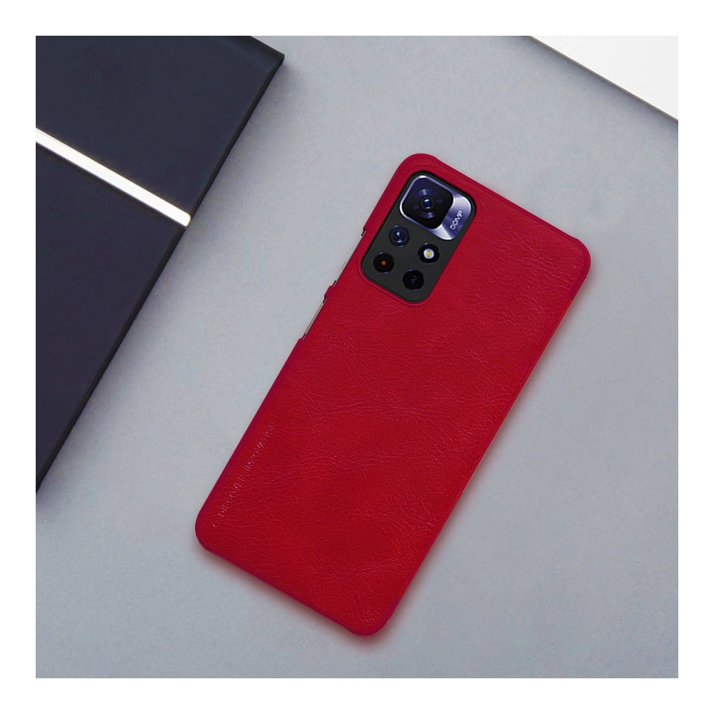 Hurtownia GSM - Case Nillkin Qin Xiaomi Redmi Note 11S 5G/11T 5G/Poco M4 Pro 5G braun - NLK671 - {ean13} - Hurt